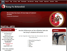 Tablet Screenshot of kungfu-birkenfeld.de